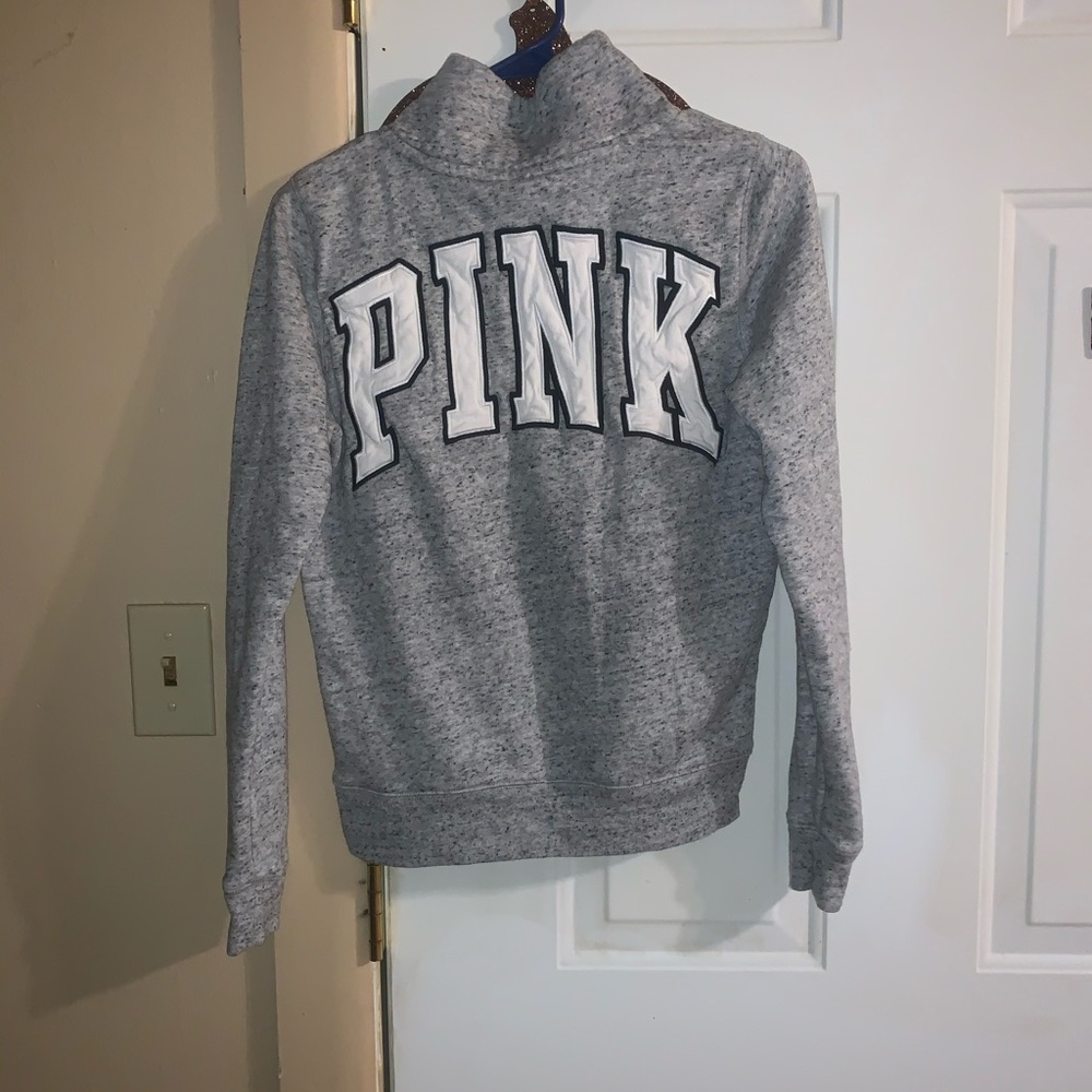 Victoria secret pink quarter zip